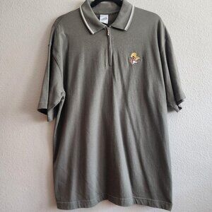 Vintage Speedy Gonzales Shirt Mens Medium Warner Bros Polo Cartoon 90s